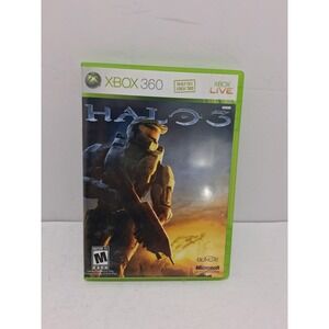 Halo 3 Xbox 360 Video Game Microsoft Bungie Sci-Fi FPS Disc and Case